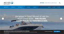 Desktop Screenshot of bootswerft-meyer.at