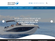 Tablet Screenshot of bootswerft-meyer.at